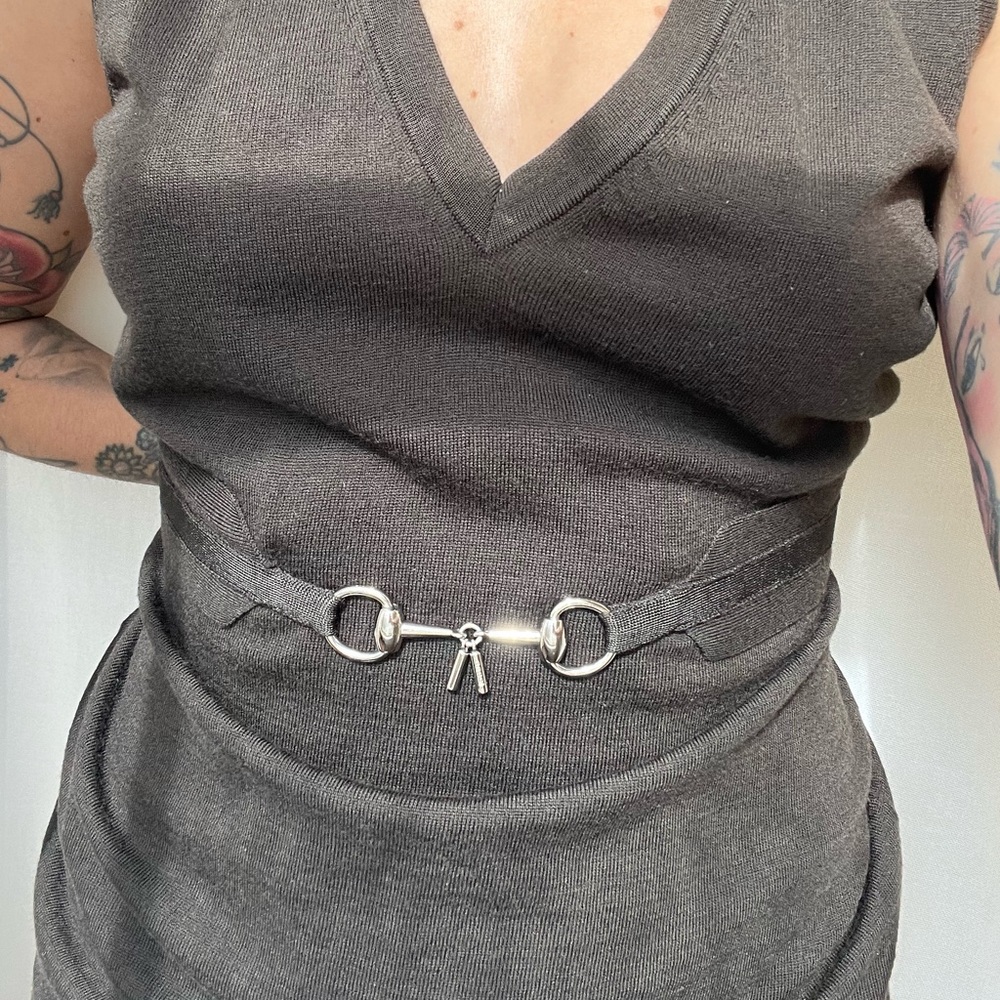 Gucci women’s sleeveless top with hardware